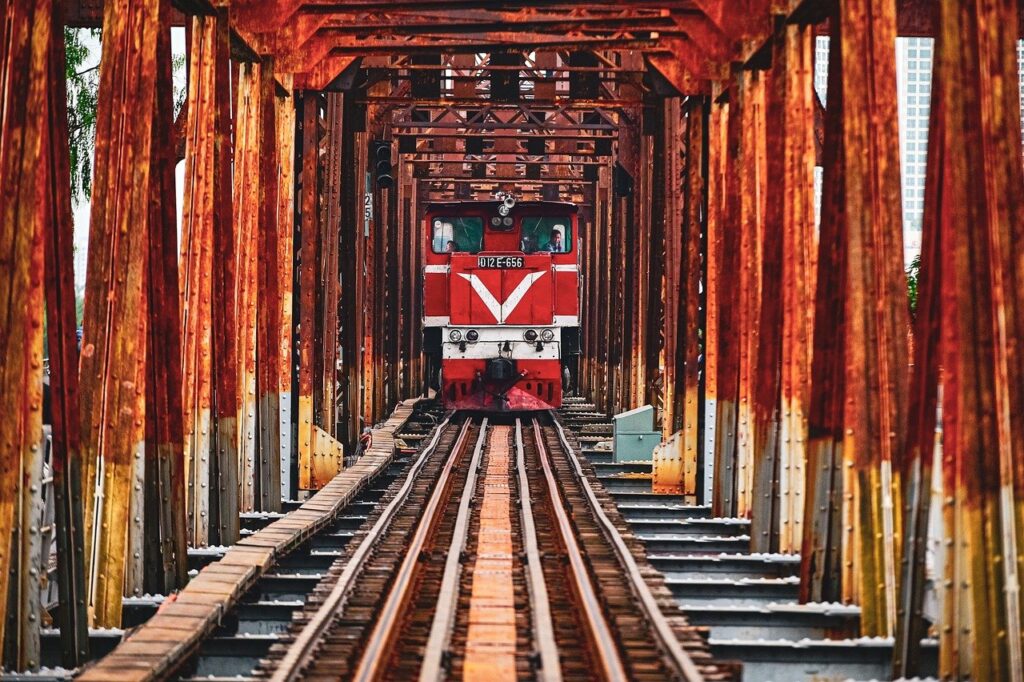 Train ambulance service in Srinagar, showcasing a modern train equipped for medical emergencies and patient transport.